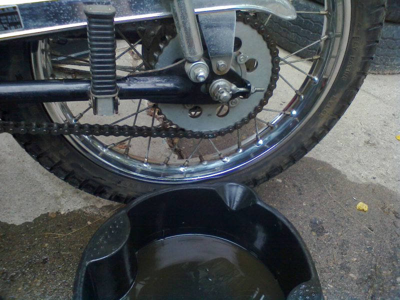 After kerosene cleaning (see the master link now?)